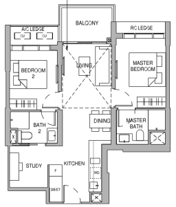 sceneca-residence-floor-plan-2-plus-study-b2s-singapore